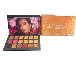 Huda Beauty Eyeshadow Rose Gold Palette Remastered New in Box NIB 18 colors